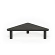 Furinno TURN-N-TUBE Engineered Wood Corner Monitor Riser Stand in Espresso/Black
