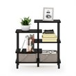 Furinno TURN-N-TUBE Engineered Wood 5-Tier Accent Display Rack in Espresso/Black