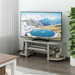 Furinno TURN-S-TUBE Wood TV Entertainment Center for TV up to 55&quot in Sonoma Oak