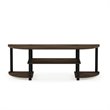 Furinno TURN-S-TUBE Wood TV Entertainment Center for TV up to 55