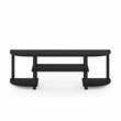 Furinno TURN-S-TUBE Wood TV Entertainment Center for TV up to 55
