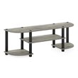 Furinno TURN-S-TUBE Wood TV Entertainment Center for TV up to 55