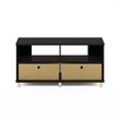 Furinno ANDREY Wood Entertainment Center for TV up to 43