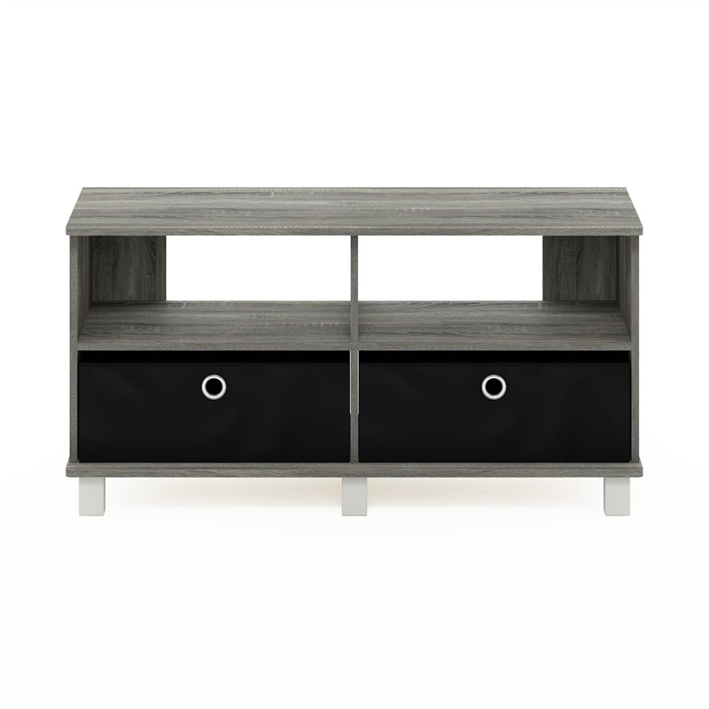 Furinno ANDREY Wood Entertainment Center for TV up to 43