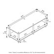 Furinno JUST Wood No Tools Wide TV Stand for TV up to 40