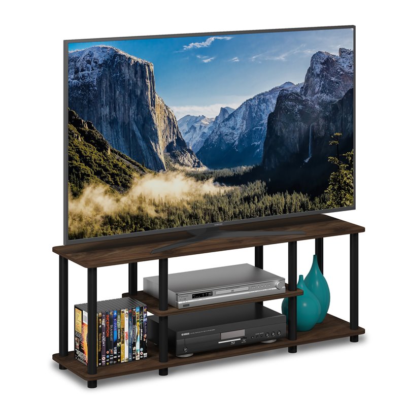 Furinno TURN-N-TUBE Wood Entertainment TV Stand for TV up to 50