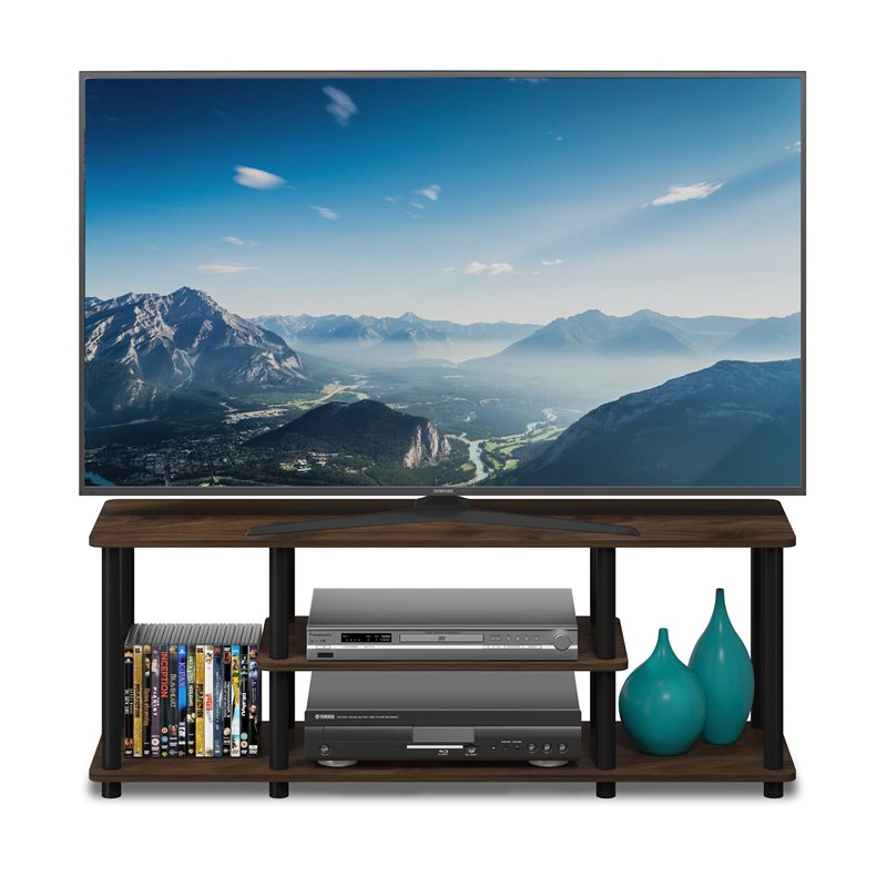 Furinno TURN-N-TUBE Wood Entertainment TV Stand for TV up to 50