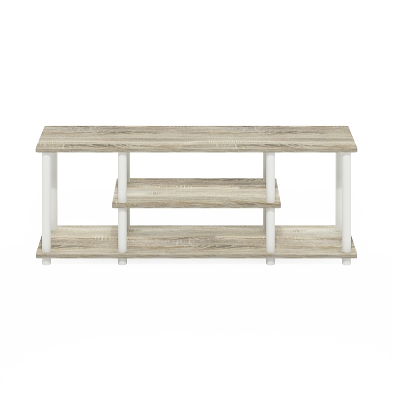 Furinno TURN-N-TUBE Wood Entertainment TV Stand for TV up to 50