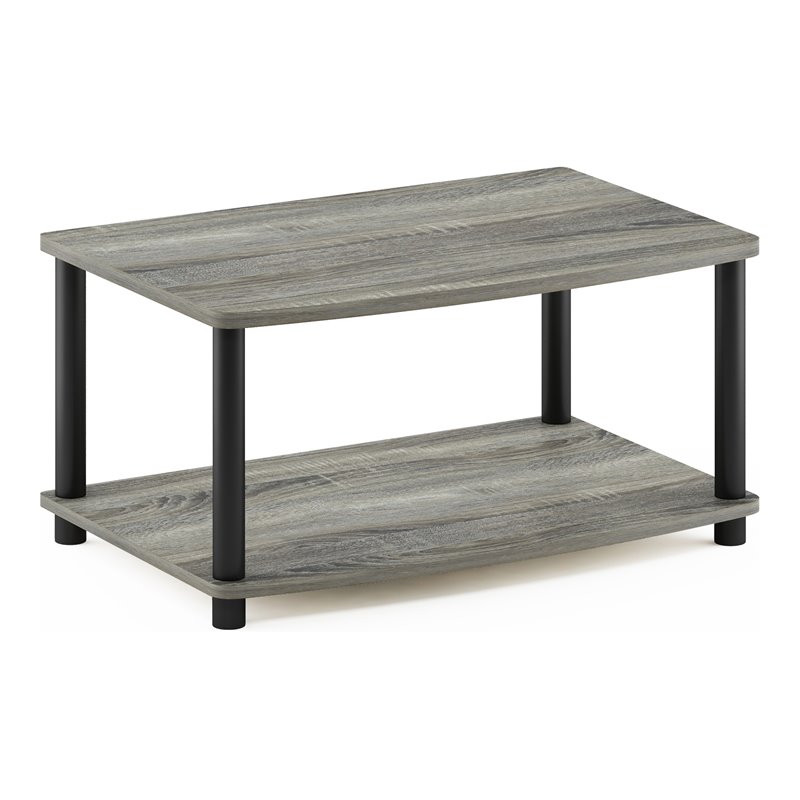 Furinno TURN-N-TUBE Wood Elevated TV Stand for TV up to 25