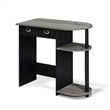 Furinno Go Green Wood Home Laptop Notebook Computer Desk in Oak Gray/Black