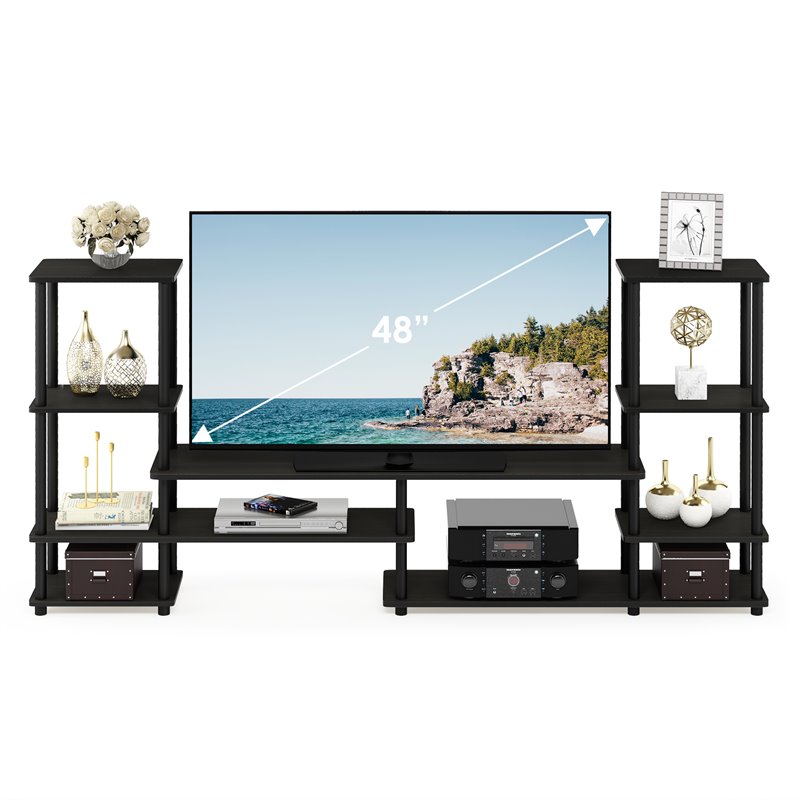 Furinno TURN-N-TUBE Wood Grand Entertainment Center for TV up to 50