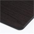 Furinno Engineered Wood SIMPLISTIC A Frame Computer Desk in Dark Walnut
