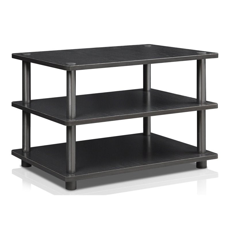 Furinno TURN-N-TUBE Wood 3-Tier Corner TV Stand for TV up to 25