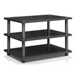 Furinno TURN-N-TUBE Wood 3-Tier Corner TV Stand for TV up to 25