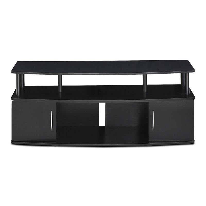 Furinno JAYA Wood Large Entertainment Center for TV up to 55