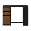 Furinno JAYA Modern Engineered Wood Computer Study Desk in Espresso