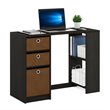 Furinno JAYA Modern Engineered Wood Computer Study Desk in Espresso