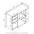 Furinno JAYA Modern Engineered Wood Computer Study Desk in Espresso