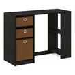 Furinno JAYA Modern Engineered Wood Computer Study Desk in Espresso