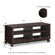 Furinno INDO Wood Tatami Entertainment TV Stand for TV up to 44