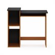 Furinno ECON Wood Multipurpose Computer Writing Desk in Light Cherry/Black