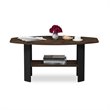 Furinno Engineered Wood Simple Design Coffee Table in Columbia Walnut/Black