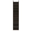 Furinno INDO Contemporary Engineered Wood 8-Tier Media Tower in Espresso