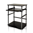 Furinno Engineered Wood Home Laptop Notebook Computer Desk in Black/Gray