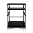 Furinno Engineered Wood Home Laptop Notebook Computer Desk in Black/Gray