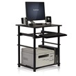 Furinno Engineered Wood Home Laptop Notebook Computer Desk in Espresso/Black