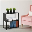 Furinno Flexi Contemporary Engineered Wood 3-Tier Rack in Espresso
