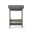 Furinno Contemporary Engineered Wood BEGINNING End Table in French Oak Gray