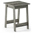 Furinno Contemporary Engineered Wood BEGINNING End Table in French Oak Gray