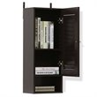 Furinno INDO Contemporary Engineered Wood Slim Wall Cabinet in Espresso