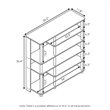 Furinno TURN-N-TUBE Engineered Wood Multi Storage Shoe Rack in French Oak Gray