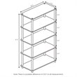 Furinno TURN-N-TUBE Wood 5-Tier Multipurpose Shelf Display Rack in Beech/Natural