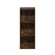 Furinno PASIR 3-Tier No Tool Assembly Open Shelf Bookcase in Amber Pine