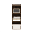 Furinno PASIR 3-Tier No Tool Assembly Open Shelf Bookcase in Amber Pine