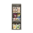 Furinno PASIR 3-Tier No Tool Assembly Open Shelf Bookcase in French Oak