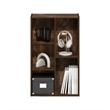 Furinno LUDER 5-Cube No Tool Assembly Open Shelf in Amber Pine