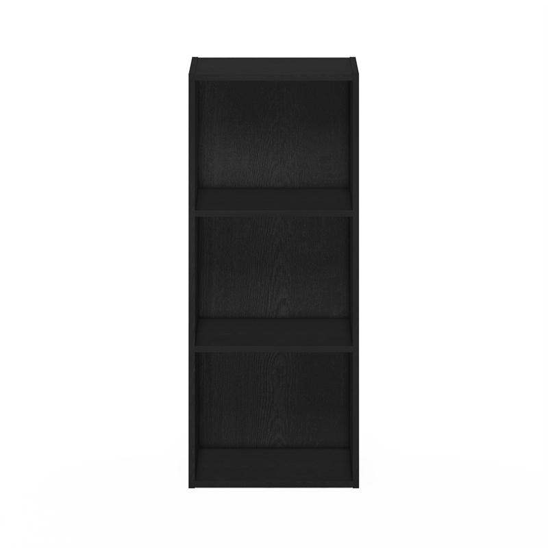 Furinno LUDER 3-Tier Open Shelf Bookcase in Blackwood