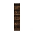 Furinno PASIR 5-Tier Open Shelf Bookcase in Amber Pine