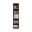 Furinno PASIR 5-Tier Open Shelf Bookcase in Amber Pine