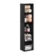 Furinno PASIR 5-Tier Open Shelf Bookcase in Blackwood