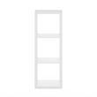 Furinno CUBICLE Open Back Decorative Cube Storage Organizer in 3-Cube in White