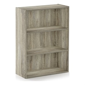 Furinno PASIR 3-Tier Open Shelf in Sonoma Oak