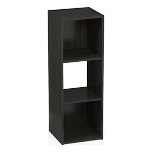 Furinno PELLI CUBIC Storage Cabinet in 3x1 in Espresso