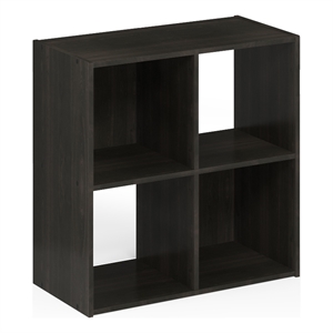 Furinno PELLI CUBIC Storage Cabinet in 2x2 in Espresso