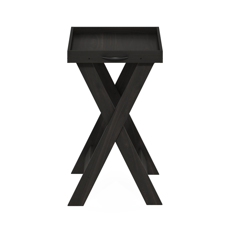 Furinno CLASSIC Tray Table with Removable Tray in Espresso