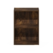 Furinno LUDER 2-Tier Open Shelf Bookcase in Amber Pine